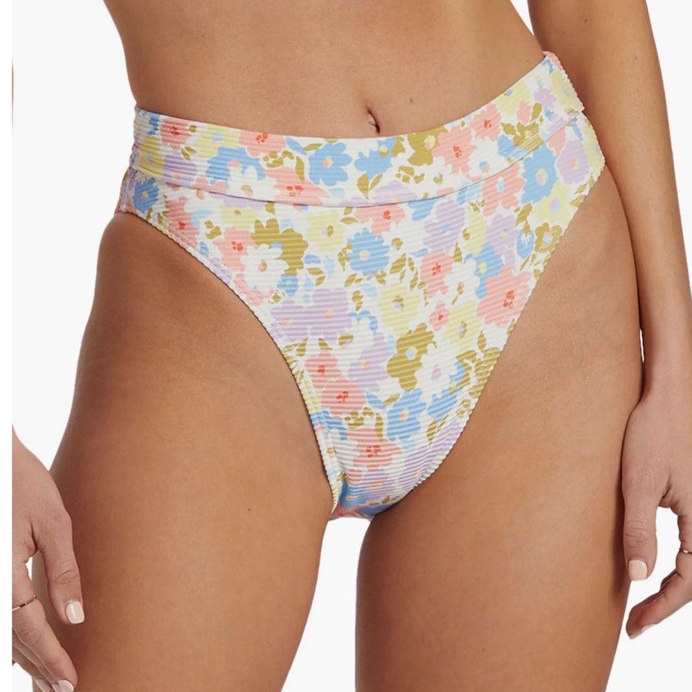 Billabong Floral Dream Chaser Bikini Bottom with Multicolor Design